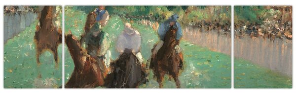 Obraz - Edouard Manet, At the Races, reprodukce (170x50 cm)