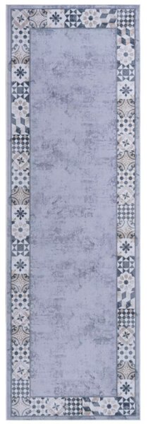 Protiskluzový koberec / běhoun CRYSTAL PRINT šedý / béžový