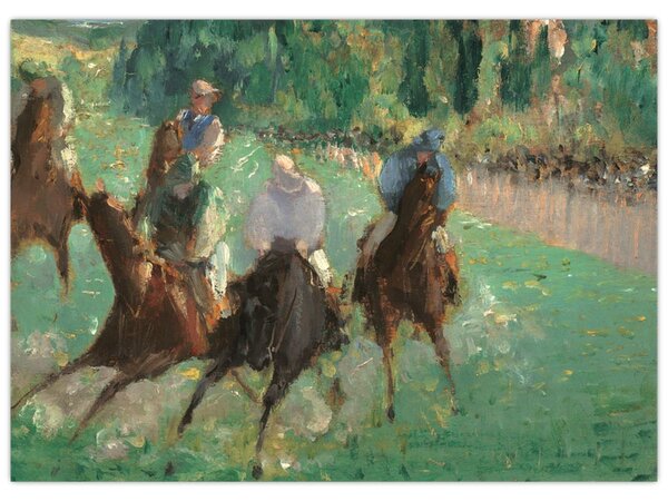 Obraz - Edouard Manet, At the Races, reprodukce (70x50 cm)