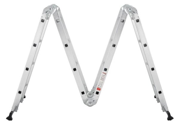 Juskys Hliníkový multifunkční žebřík 470 cm