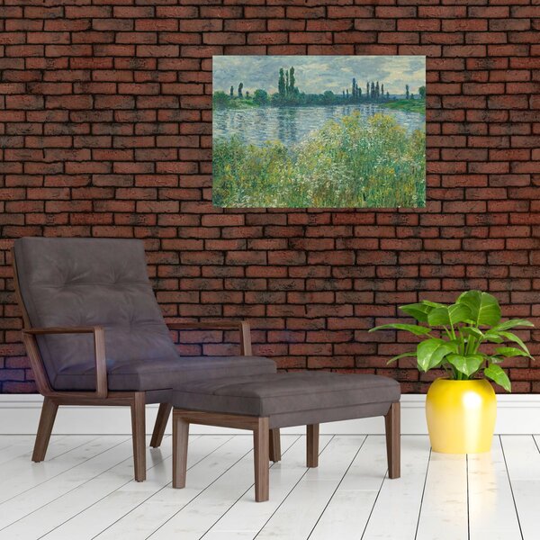 Obraz - Claude Monet, Banks of the Seine, reprodukce (70x50 cm)