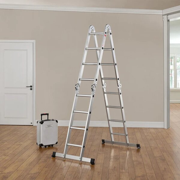 Juskys Hliníkový multifunkční žebřík 470 cm