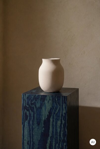 Kähler Design Kameninová váza Omaggio Sand - 20 cm KD591