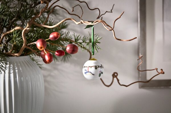Kähler Design Porcelánová vánoční baňka Hammershøi Christmas - 2026 KD589
