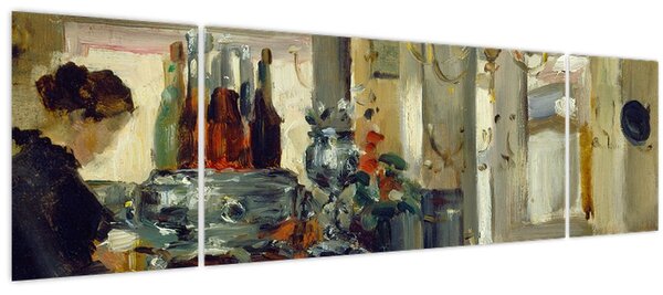 Obraz - Style of Edouard Manet, Bon Bock Cafe, reprodukce (170x50 cm)