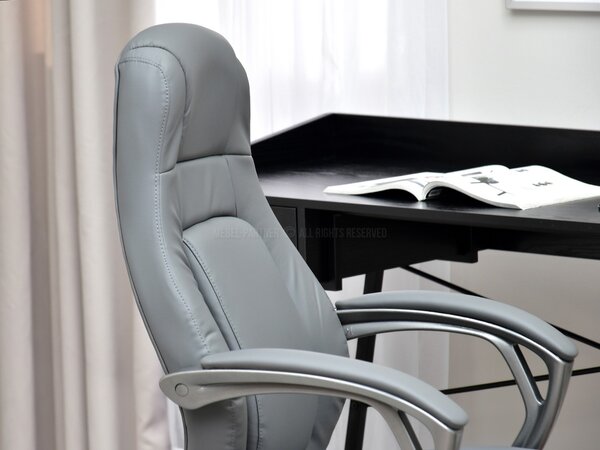 Křeslo Druker (šedá). Akce -15%