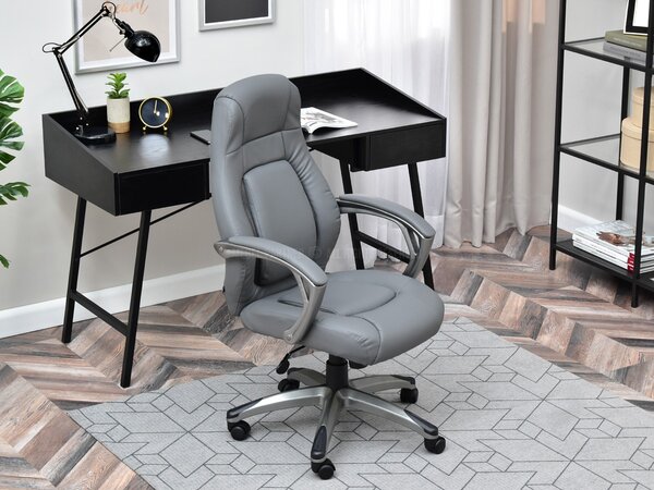 Křeslo Druker (šedá). Akce -15%