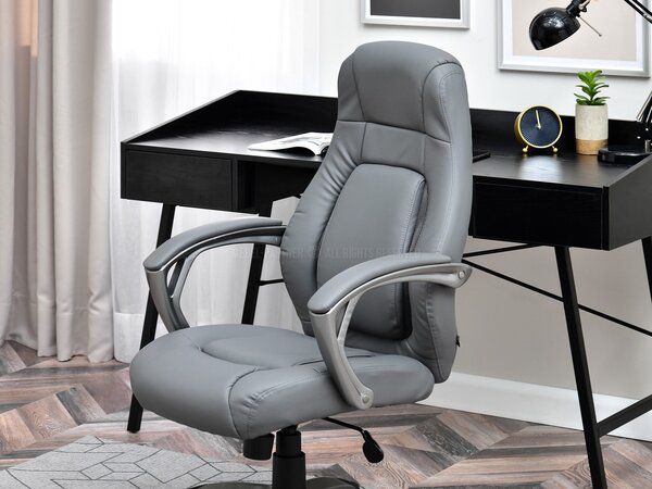Křeslo Druker (šedá). Akce -15%