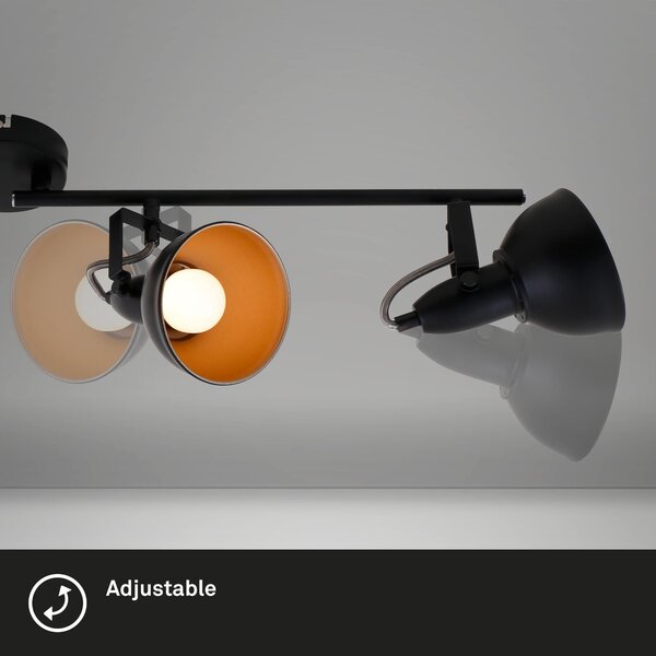 BRILO 2049-045 Bodové svítidlo 79 cm 4x E14 40W černá - BRILO