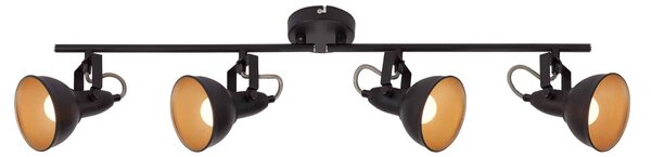 BRILO 2049-045 Bodové svítidlo 79 cm 4x E14 40W černá - BRILO