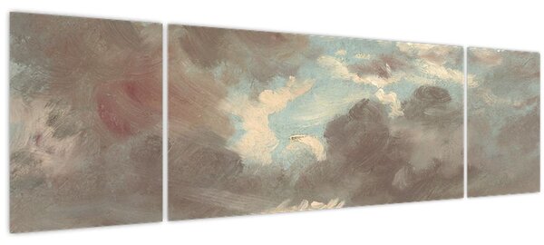 Obraz - John Constable, Cloud Study Stormy Sunset, reprodukce (170x50 cm)