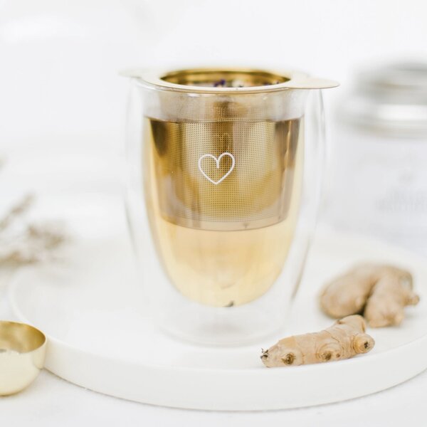 Bake Affair Skleněný hrnek Heart - 350 ml BAR119