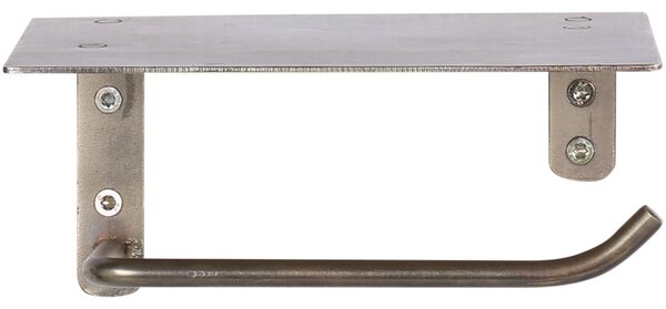 Bronzový antik kovový držák toaletního papíru - 17*7*10 cm - Chic Antique