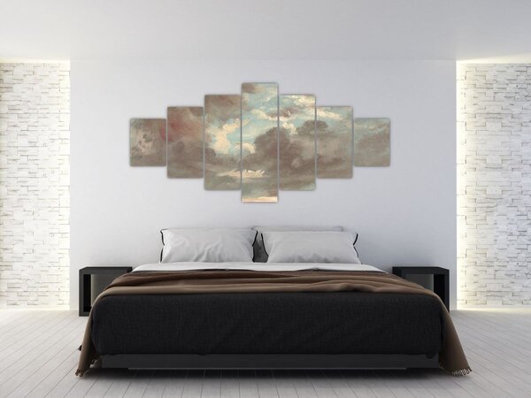 Obraz - John Constable, Cloud Study Stormy Sunset, reprodukce (210x100 cm)