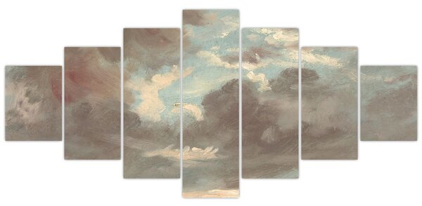 Obraz - John Constable, Cloud Study Stormy Sunset, reprodukce (210x100 cm)