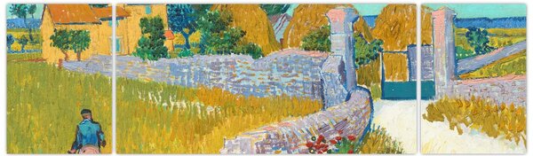Obraz - Vincent van Gogh, Farmhouse in Provence, reprodukce (170x50 cm)