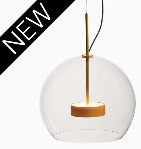 Lucis Omnia Glass LED závěsné svítidlo 350mm3000KZlatá