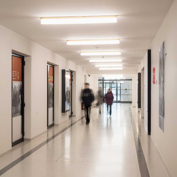 Lucis Aula LED přisazené svítidlo 640mmMosaz3000K