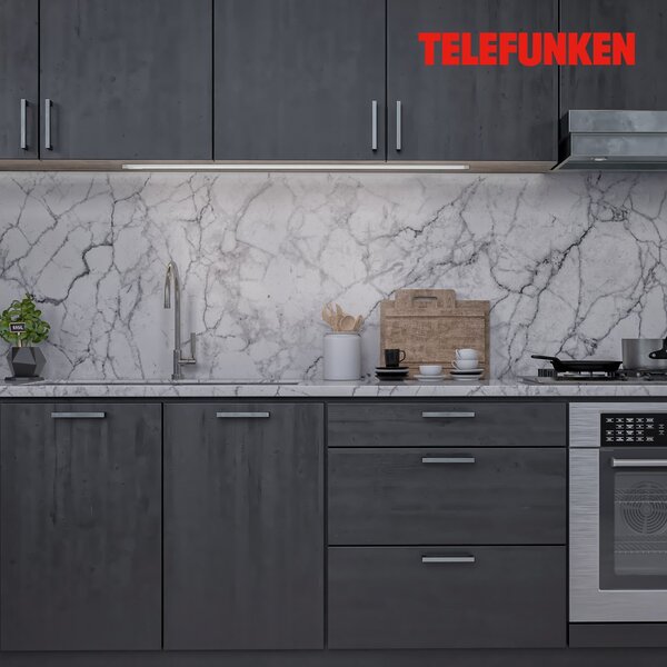 TF 201604TF TELEFUNKEN LED skříňkové svítidlo 87,3 cm 10W 1100lm stříbrná - BRILONER