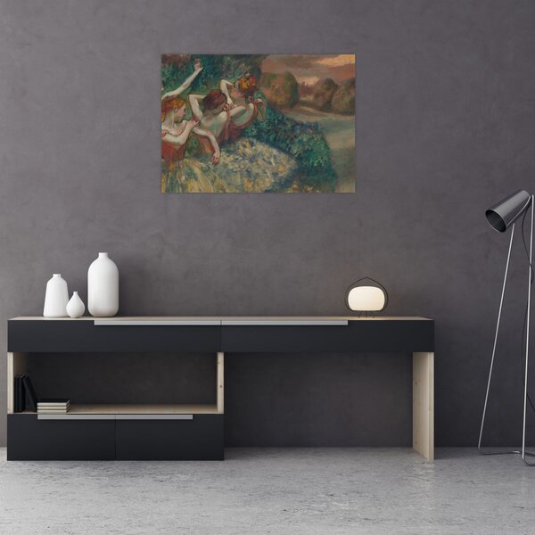 Obraz - Edgar Degas, Four Dancers, reprodukce (70x50 cm)
