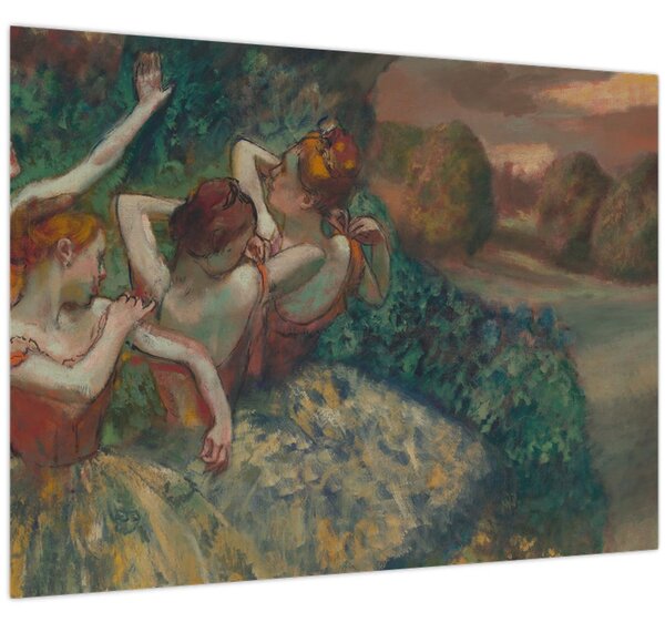 Obraz - Edgar Degas, Four Dancers, reprodukce (70x50 cm)