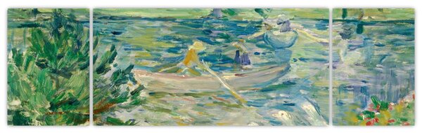 Obraz - Berthe Morisot, Girl in a Boat with Geese, reprodukce (170x50 cm)