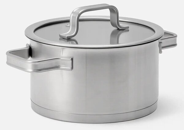 Fabini Kastrol Core Standard, ø 18 cm (2 l) - Nerezový beznýtový kastrol z jednovrstvé nerezové oceli s poklicí