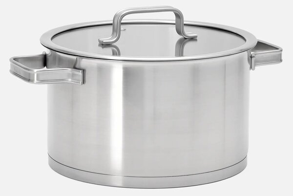 Fabini Hrnec Core Standard, ø 24 cm (5,5 l) - Nerezový beznýtový hrnec z jednovrstvé nerezové oceli s poklicí