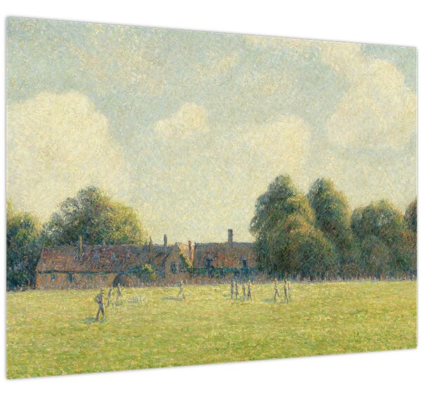 Obraz - Camille Pissarro, Hampton Court Green, reprodukce (70x50 cm)