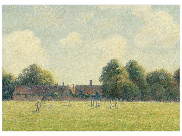 Obraz - Camille Pissarro, Hampton Court Green, reprodukce (70x50 cm)