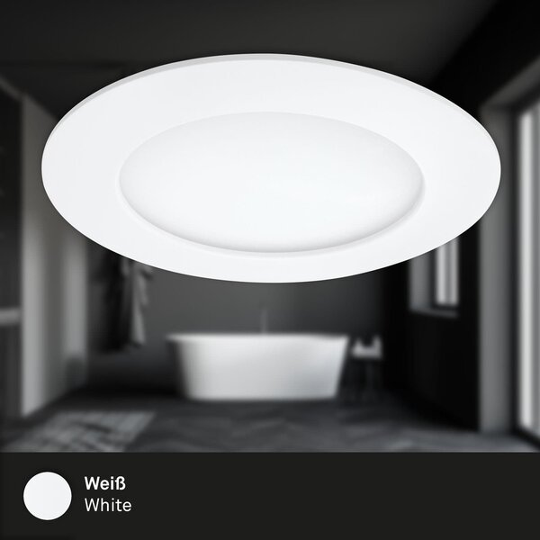 BRI 7284-036 3ks sada LED vestavné svítidlo, pr. 12 cm, 6,4 W, bílé - BRILONER
