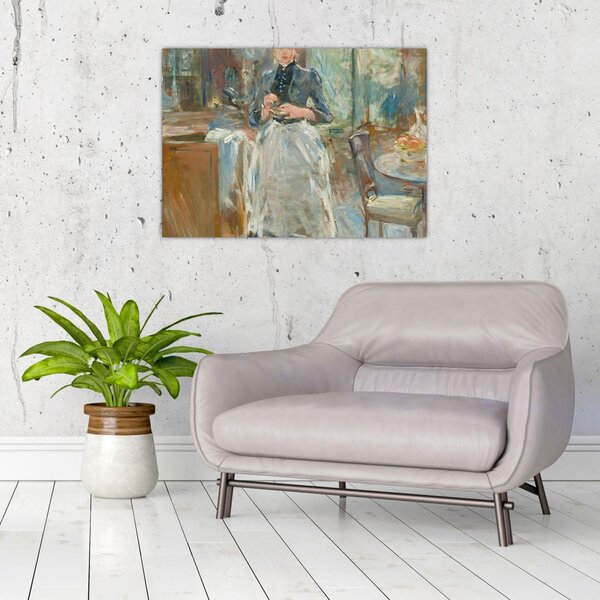 Obraz - Berthe Morisoti, In the Dining Room, reprodukce (70x50 cm)