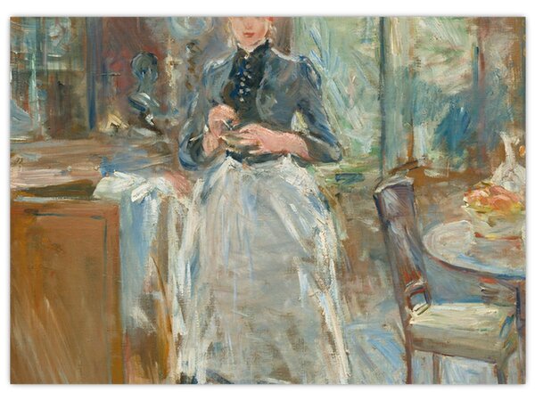 Obraz - Berthe Morisoti, In the Dining Room, reprodukce (70x50 cm)