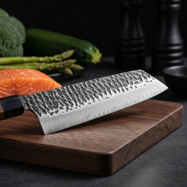 Kuchyňský nůž kiritsuke z Japonské oceli SaKuRo Eben 22,5 cm