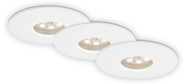 BRI 7240-036 3ks sada LED vestavné svítidlo, pr. 4,5 , 1,8 W, bílé - BRILONER