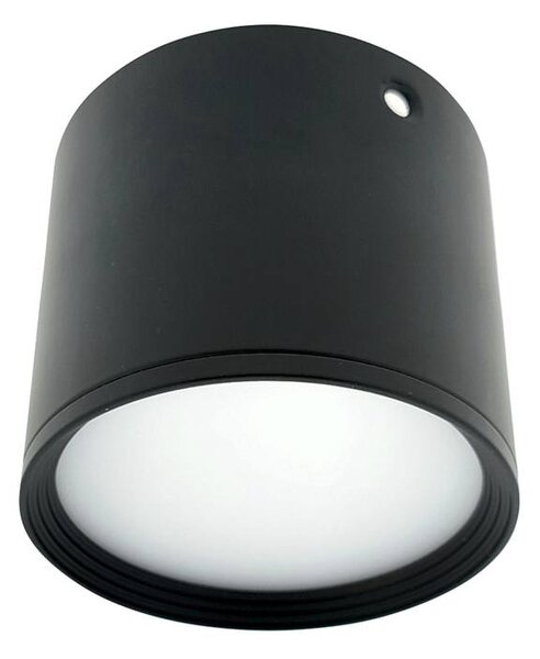 Stropní svítidlo QTEC černá, průměr 8 cm