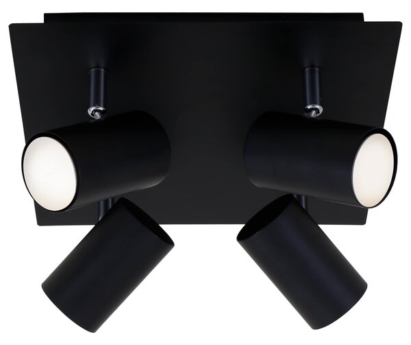 BRILO 2857-045 Bodové svítidlo 26,5 cm 4xGU10 40W černá - BRILO