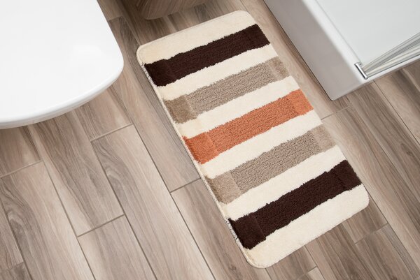 Makro Abra Koupelnová předložka PLOTEK HIGH MONO 1PC Krémová Rozměr: 50x80 cm