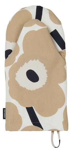 Marimekko Kuchyňská chňapka Unikko, béžovo-bílá