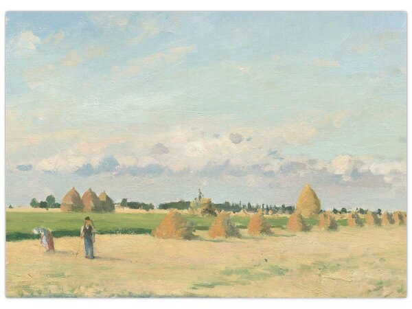 Obraz - Camille Pissarro, Landscape, Ile de France, reprodukce (70x50 cm)