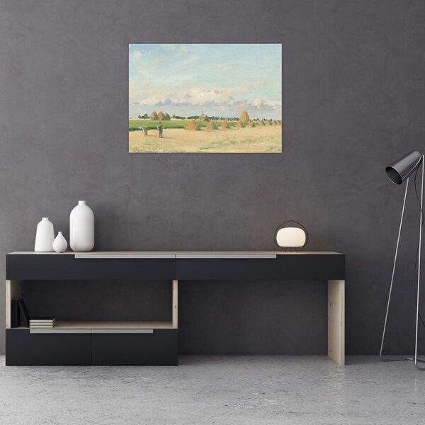 Obraz - Camille Pissarro, Landscape, Ile de France, reprodukce (70x50 cm)