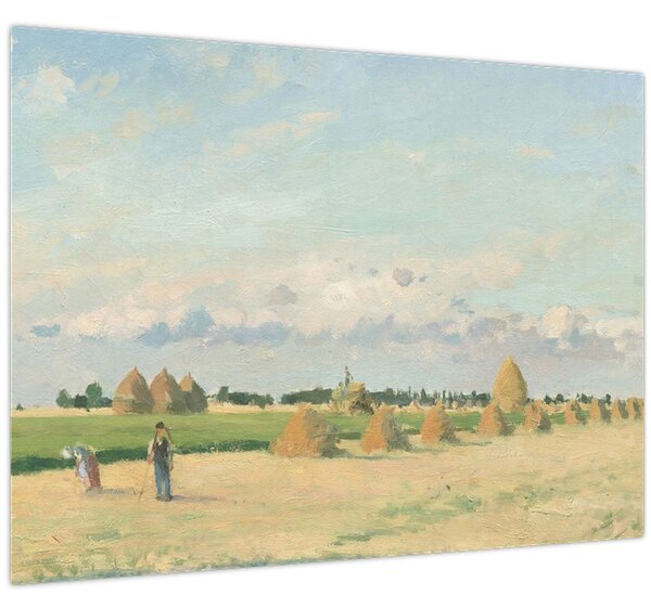 Obraz - Camille Pissarro, Landscape, Ile de France, reprodukce (70x50 cm)
