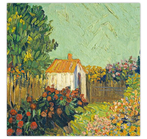 Obraz - Imitator of Vincent van Gogh, Landscape, reprodukce (30x30 cm)