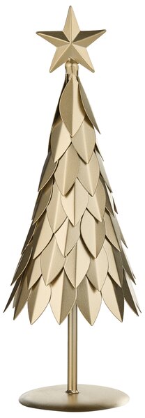 Sada 2 sošek KEMIJOKI 41/48 cm Vánoční stromek Zlatá