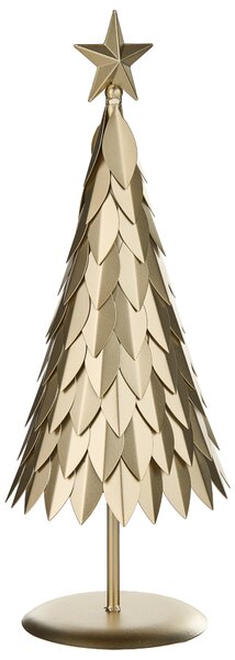 Sada 2 sošek KEMIJOKI 41/48 cm Vánoční stromek Zlatá