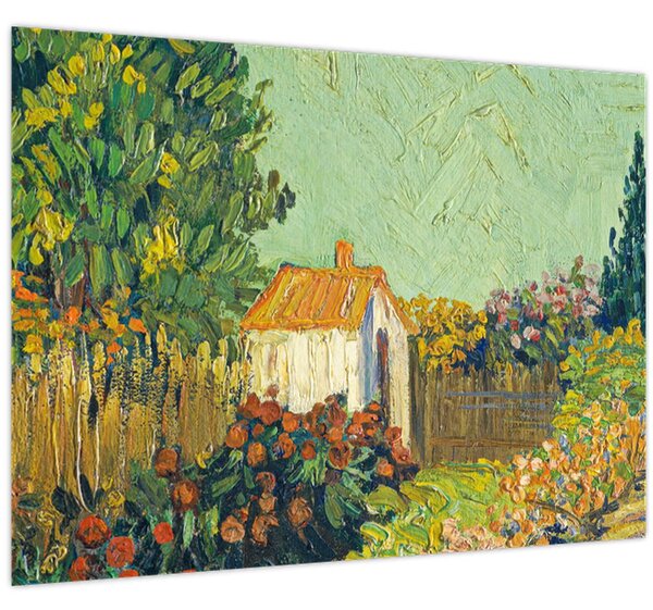 Obraz - Imitator of Vincent van Gogh, Landscape, reprodukce (70x50 cm)