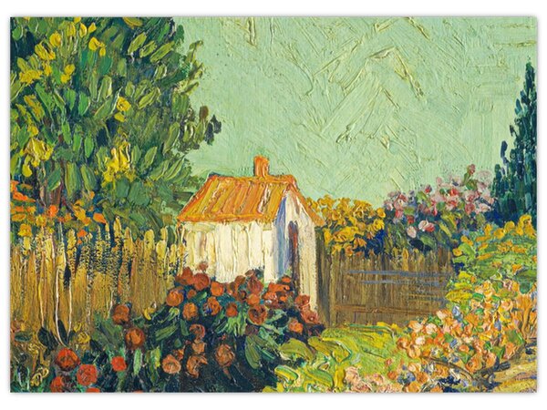 Obraz - Imitator of Vincent van Gogh, Landscape, reprodukce (70x50 cm)
