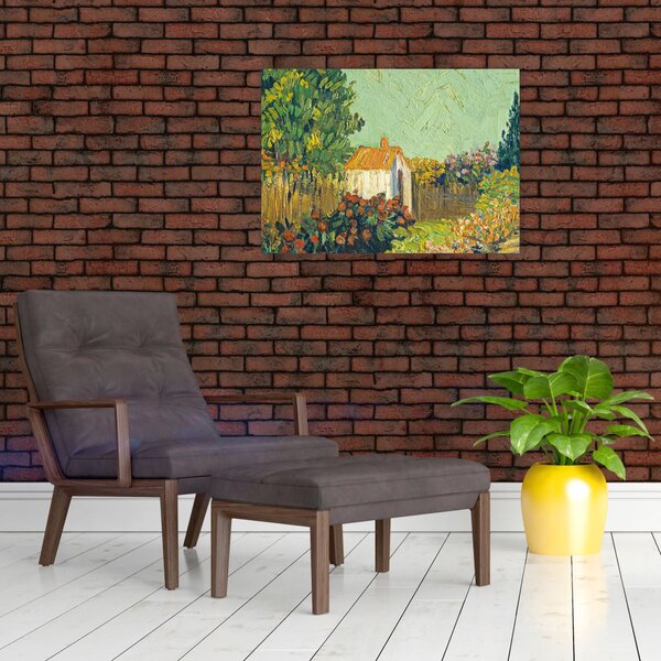 Obraz - Imitator of Vincent van Gogh, Landscape, reprodukce (70x50 cm)