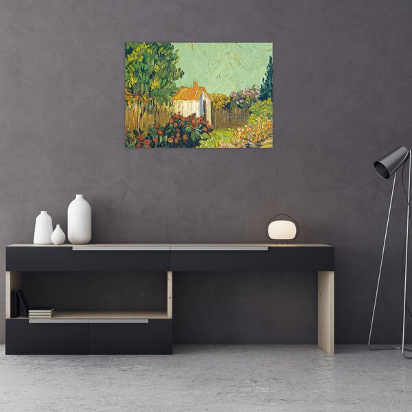 Obraz - Imitator of Vincent van Gogh, Landscape, reprodukce (70x50 cm)