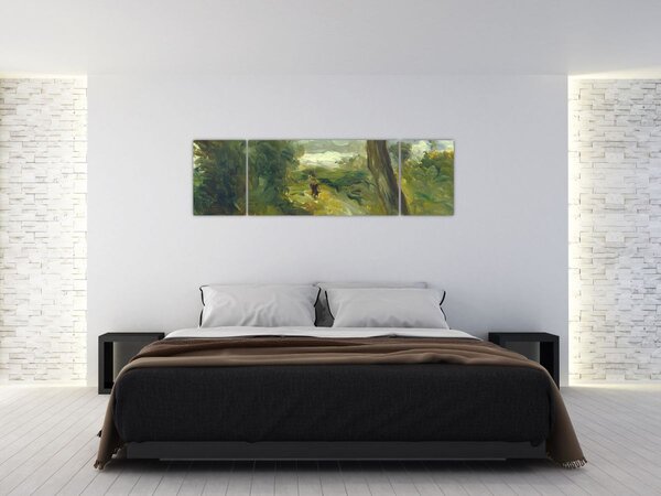 Obraz - Auguste Renoir, Landscape between Storms, reprodukce (170x50 cm)